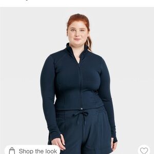 All in Motion Dark Blue Zip-Up Jacket